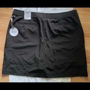 CHICO’S ZENERGY GOLF Size 2.5 Black Stretch Active Skort Skirt Cargo Shorts